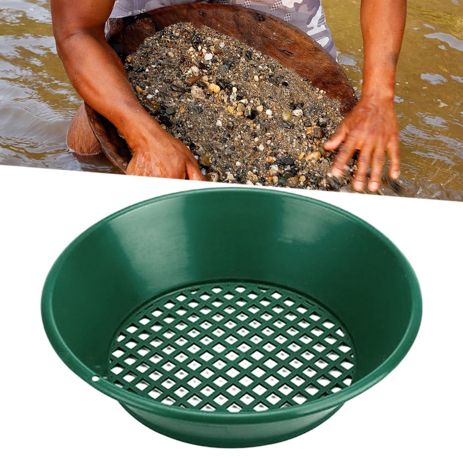 Gold Sifting Pan Mining Equipment Wear Resistant Metal Detecting Outdoor