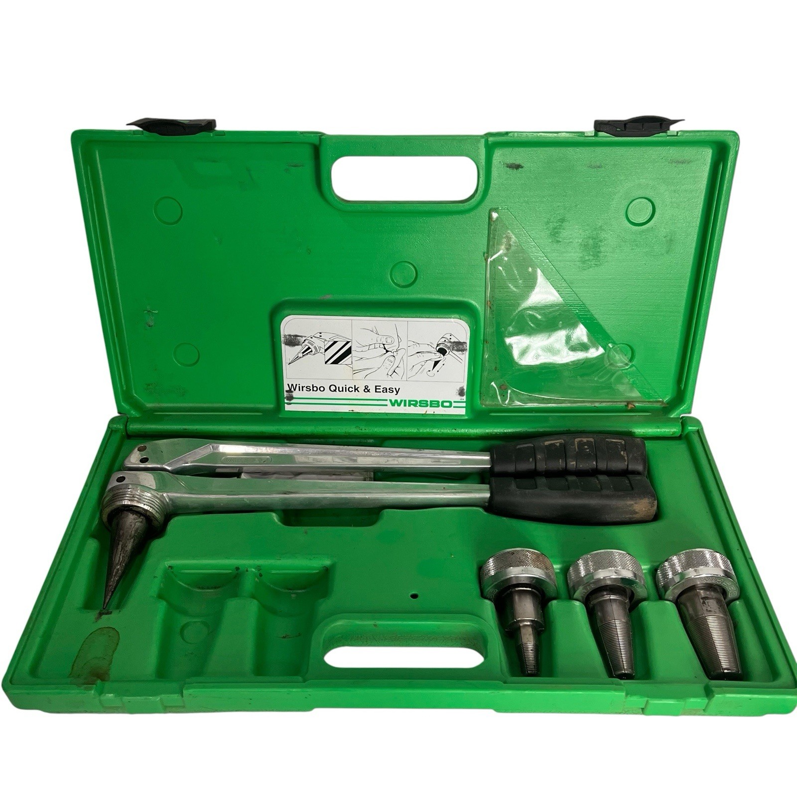 WIRSBO ProPREX PEX UPONER HAND EXPANDER TOOL KIT SET 3 DIES  1/2" 3/4" 1"