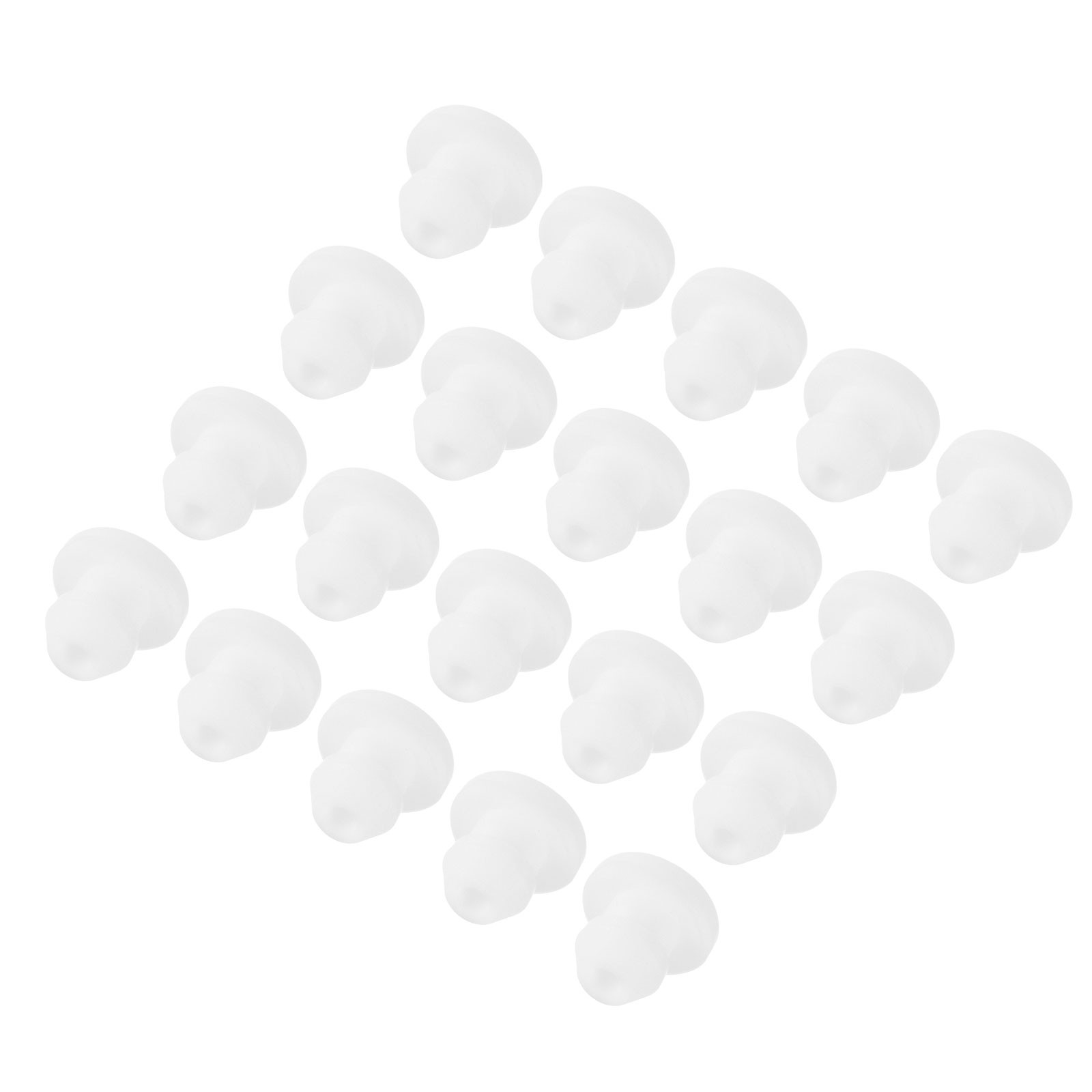 Silicone Hole Plugs Flush Type Panel Round Hole Plugs 4.5mm Diameter 20pcs