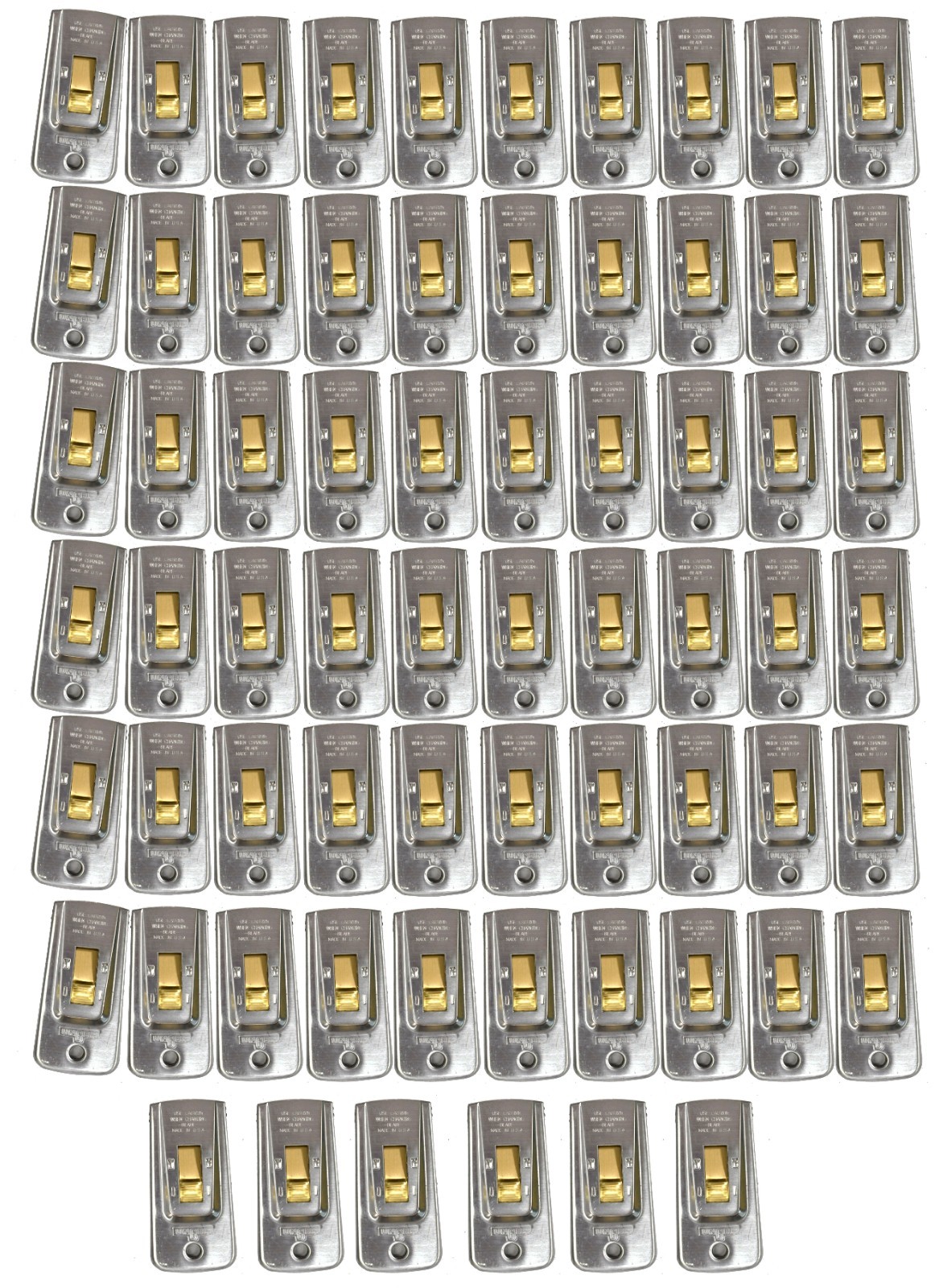 Bulk Lot of 66 Unger Safety Scraper Handle Stainless Steel 1.5" Replacement Tool