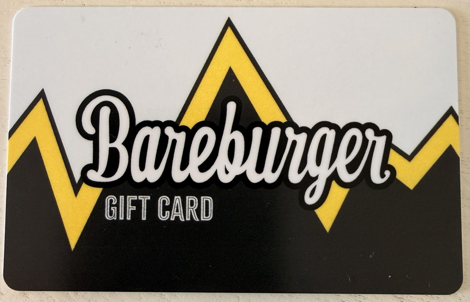 Bareburger gift card - $25