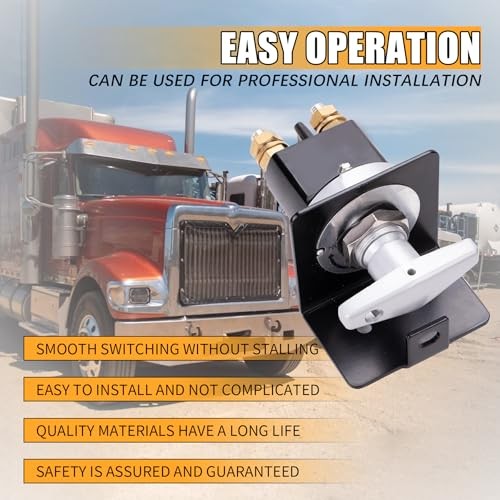 Battery Cut Off Switch 500A High Current 12V-36V Master Battery Disconnect