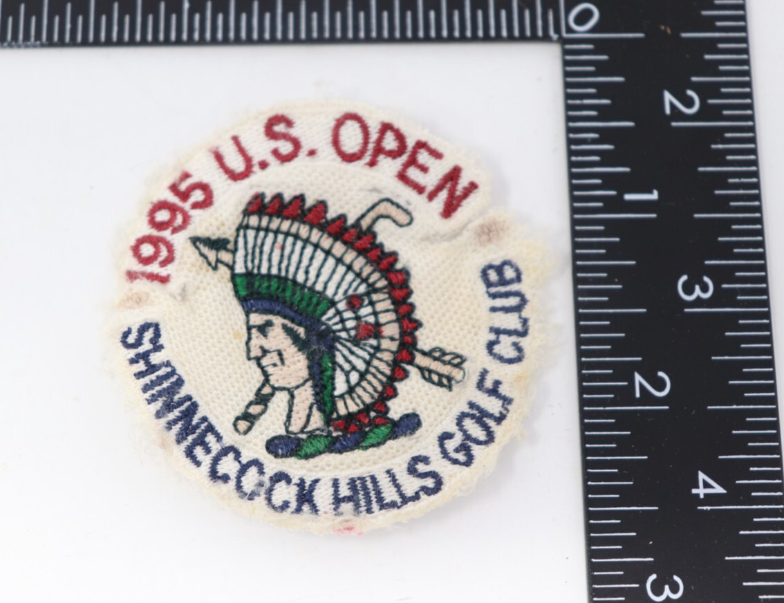 Rare 1995 US Open Shinnecock Hills Golf Club "Patch" Shirt Cutout Vtg Indian Bow