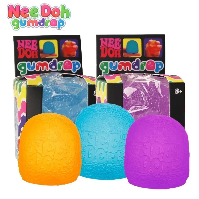 Nee Doh Gumdrop Super Solid Squish Needoh Gum Drop RARE