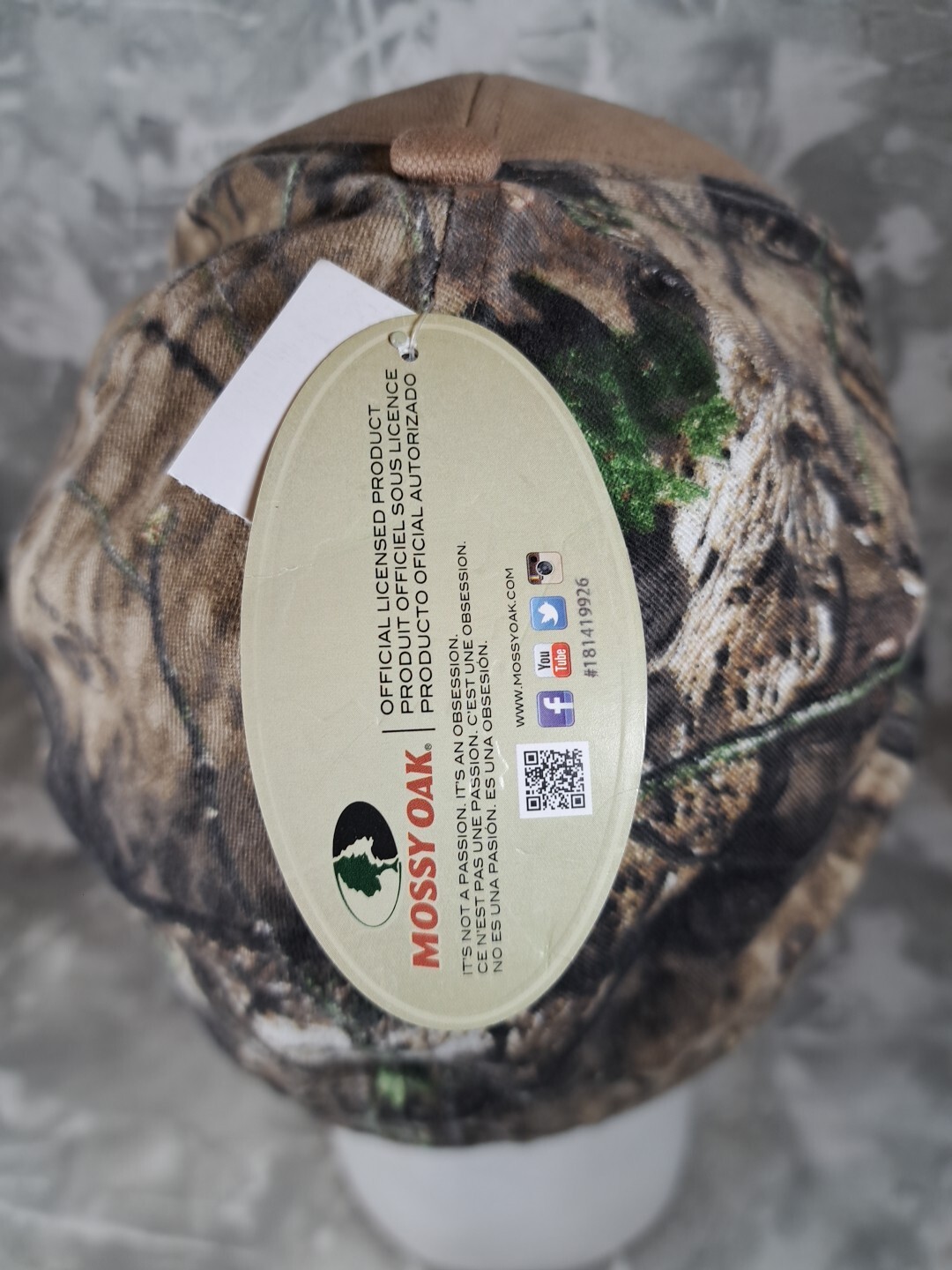 NWT Men's Mossy Oak Genuine Brand Stretch-Fit Cap L/XL