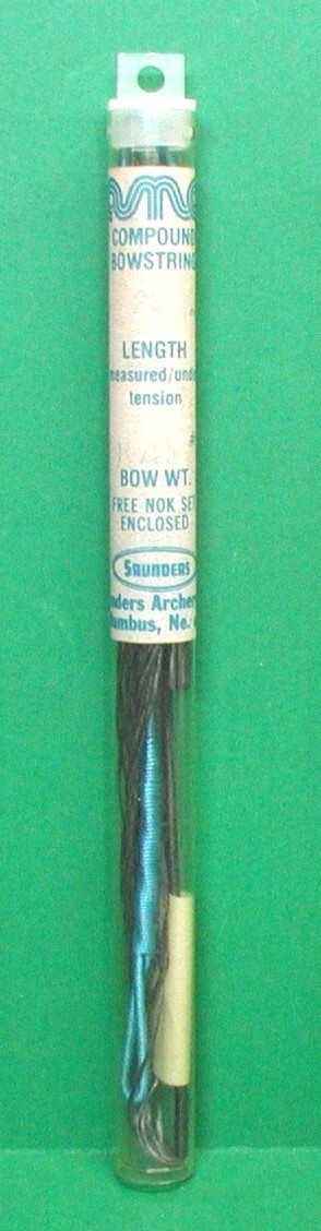 Original Saunders Archery Compound Bow Replacement String - 28" - 0 to 50# - NOS
