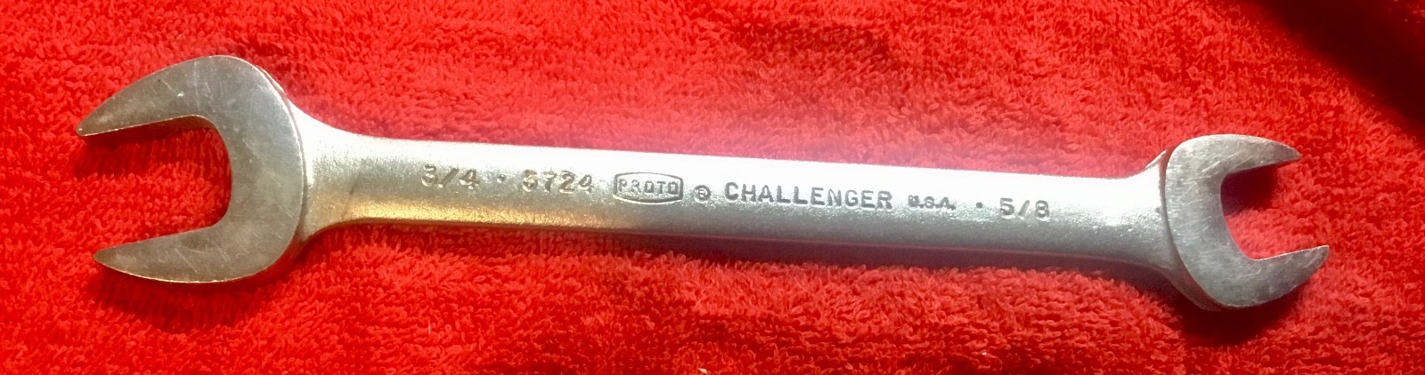 Challenger by PROTO USA 5724 Open End Wrench 5/8" x 3/4"