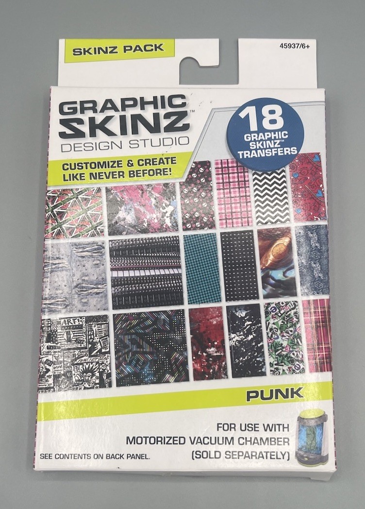 Graphic Skinz Design Studio Graphic Skinz Transfers - Punk (18 Pack) Mega Brands