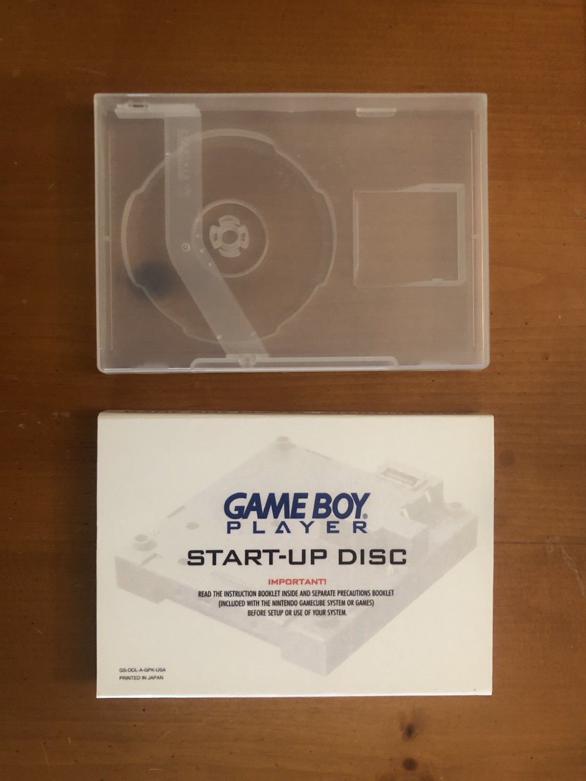 Replacement Case For Gameboy Player Startup Disc