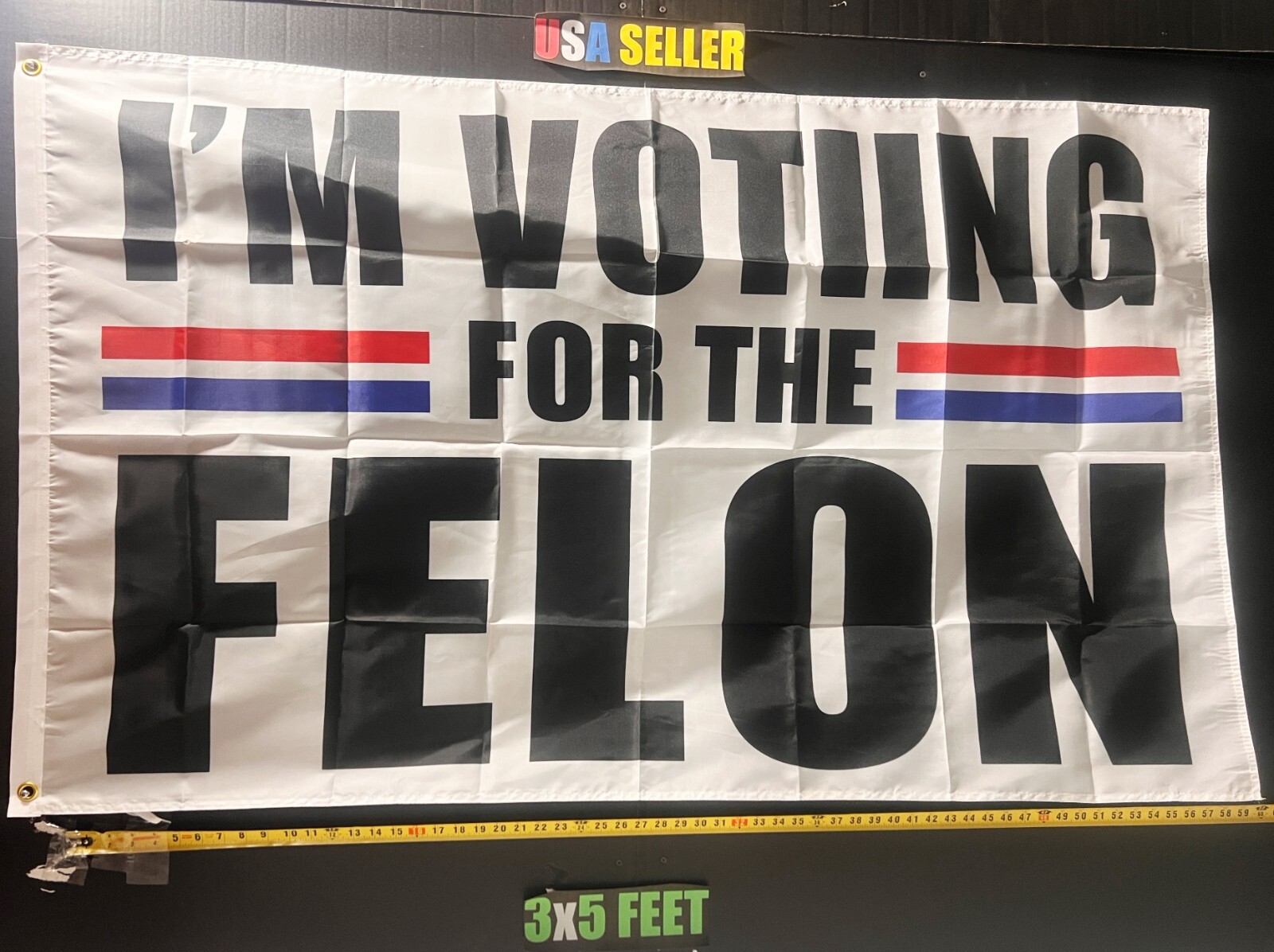 Trump Vance Flag FREE USA SHIP 28 President Save America Republican USA Sign 3x5