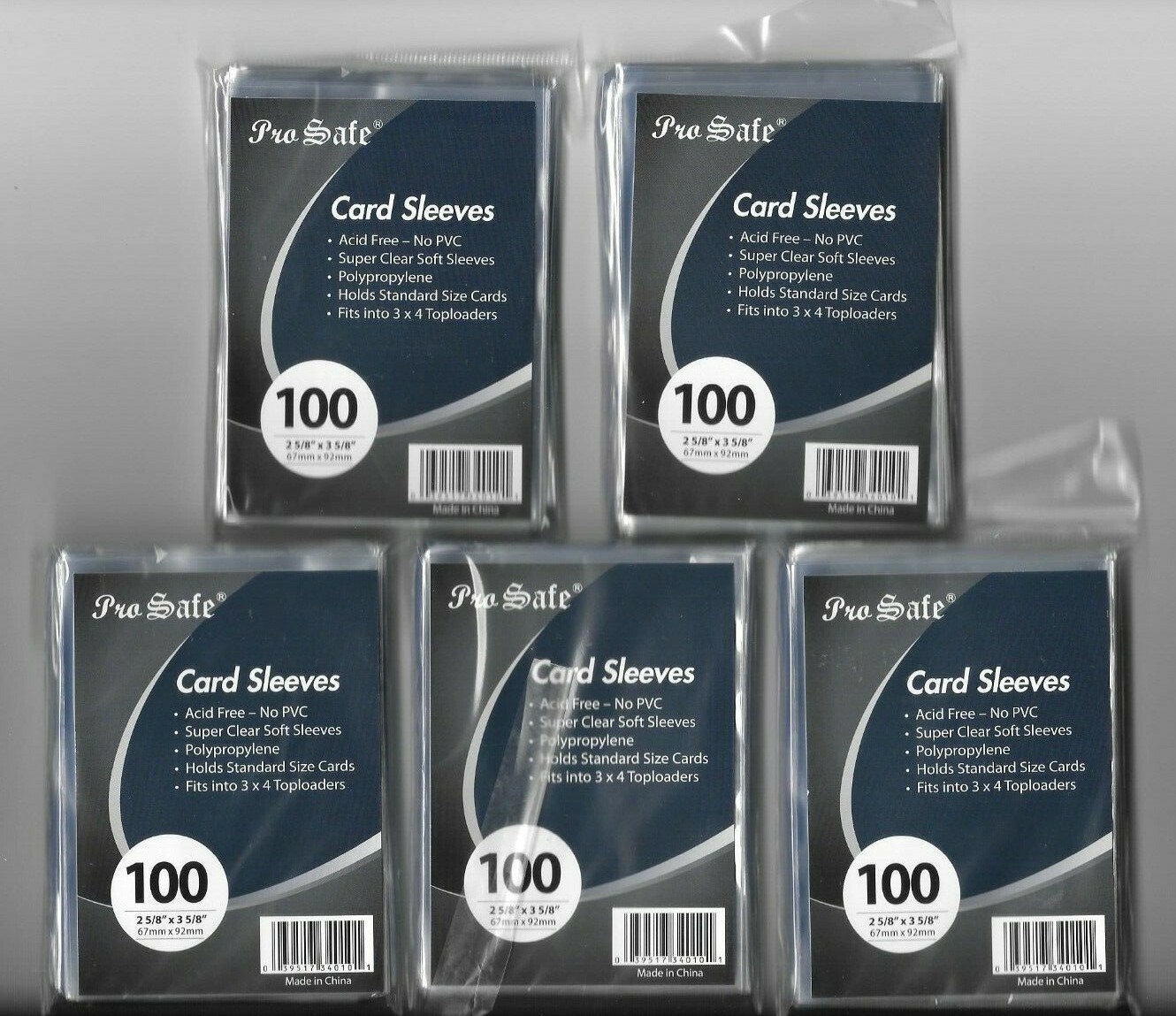 1000 YUGIOH CARD SLEEVES ULTRA CLEAR SOFT SLEEVES PRO SAFE FREE SHIPPING