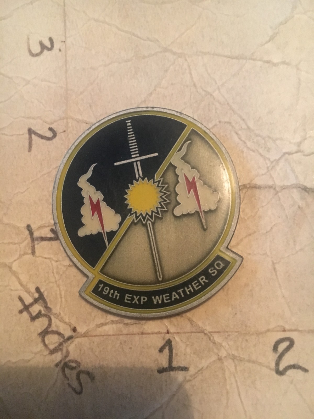 USAF 19th EXP Weather Squadron Challenge Coin 9/1/25