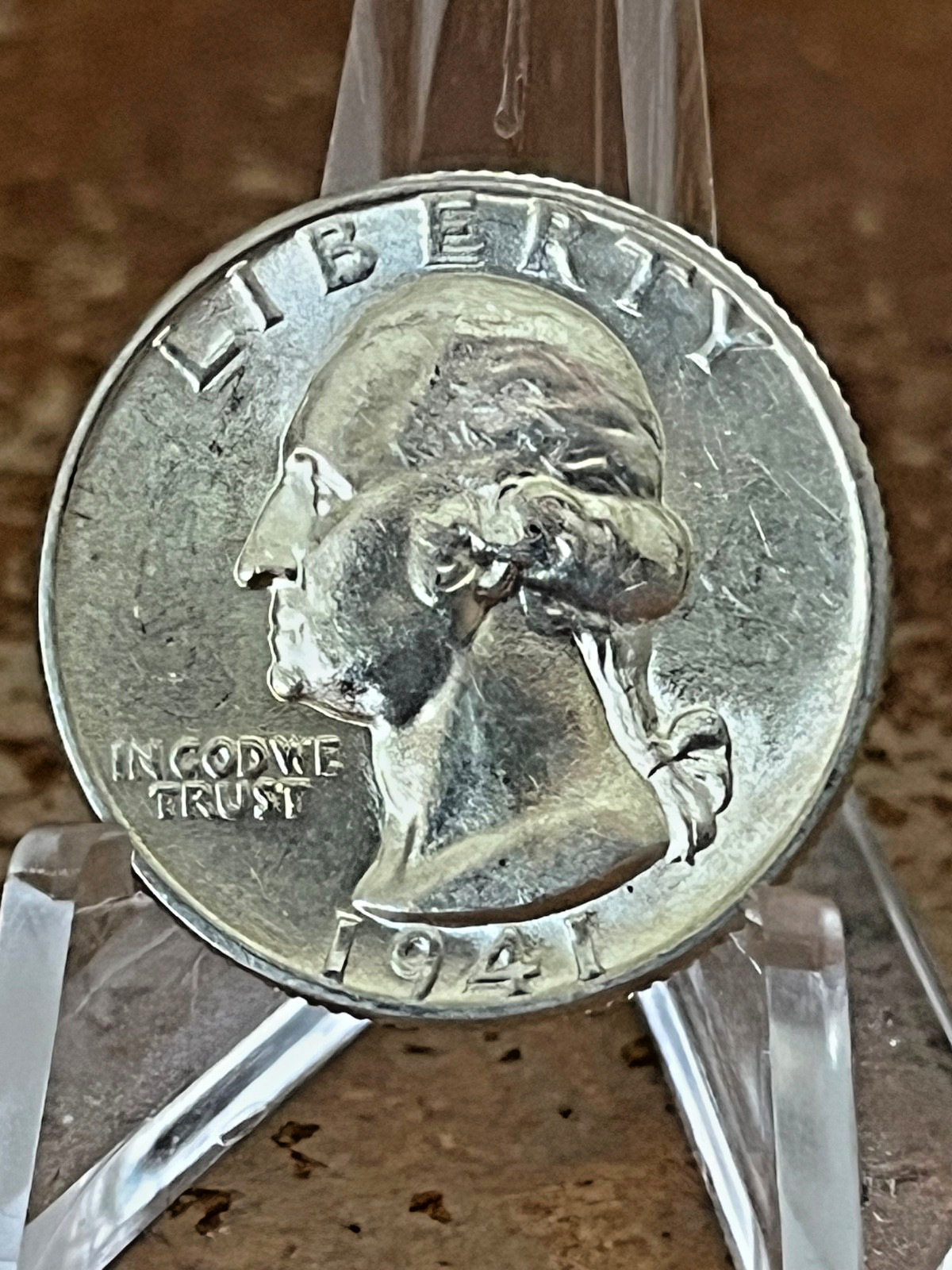 1941 Washington Quarter --- Almost Uncirculated ++ HIGH GRADE ! # RS35