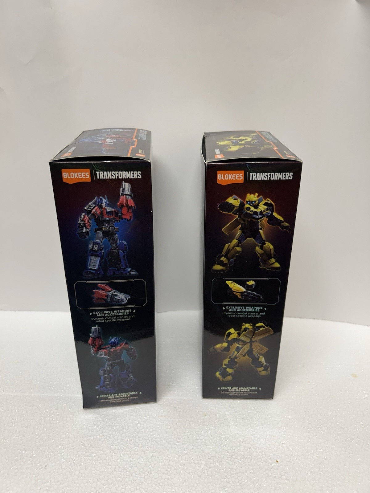 Blokees Transformers Classic Class OPTIMUS PRIME And BUMBLEBEE Model Kits NIB