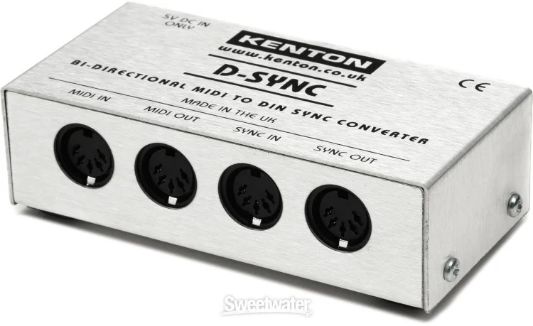 Kenton D-Sync Bi-directional MIDI to DIN Sync Converter