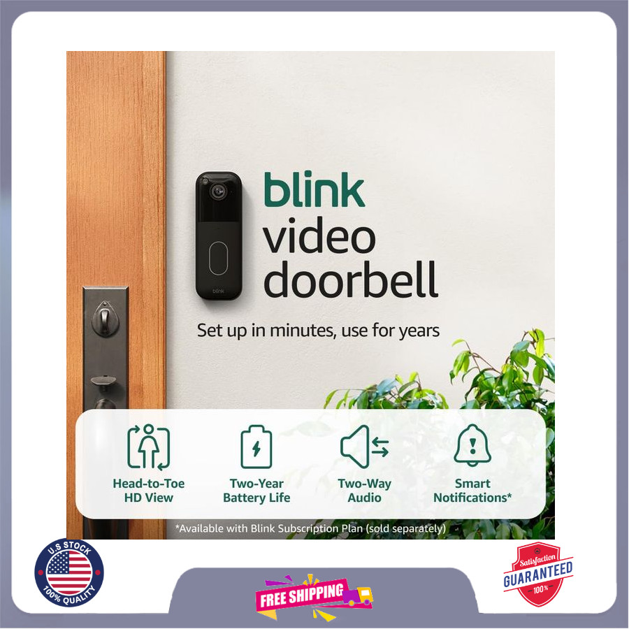 Video Doorbell (newest model) – Head-to-toe HD view, two-year battery life