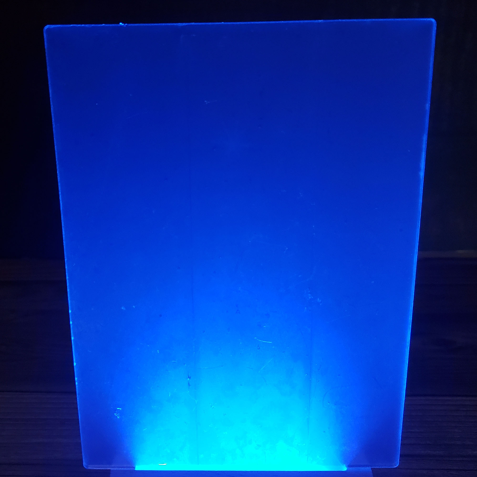 3D Blank Rectangle Acrylics for LED Lamp Base (Acrylic Only) (3 Pack)