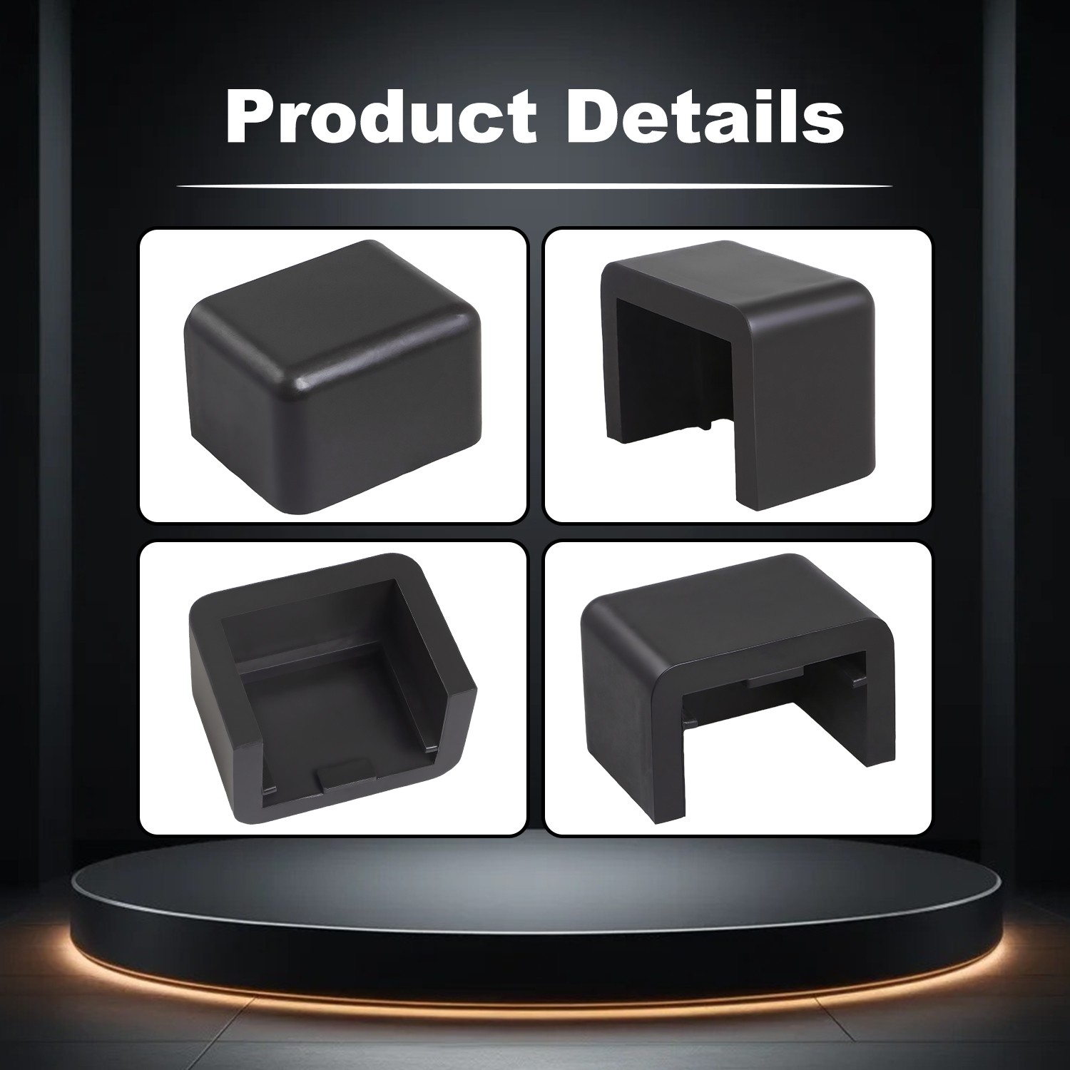 1PCS Bumper Hood Rest Bushing Channel for Peterbilt 365 367 13-04711