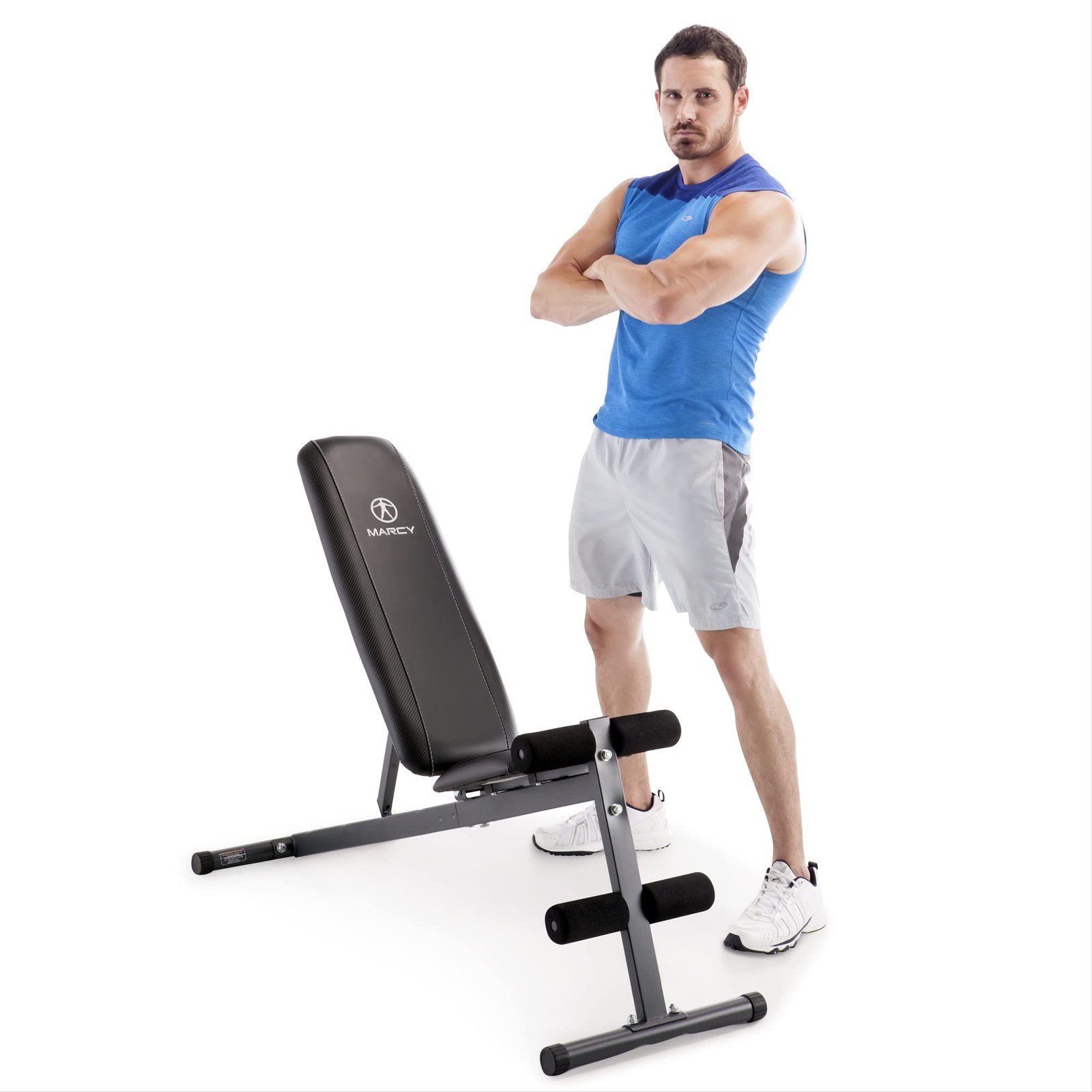 Multi-Position Utility Bench for Upright, Incline, Decline, Flat Workouts
