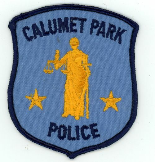 ILLINOIS IL CALUMET PARK POLICE NICE SHOULDER PATCH SHERIFF