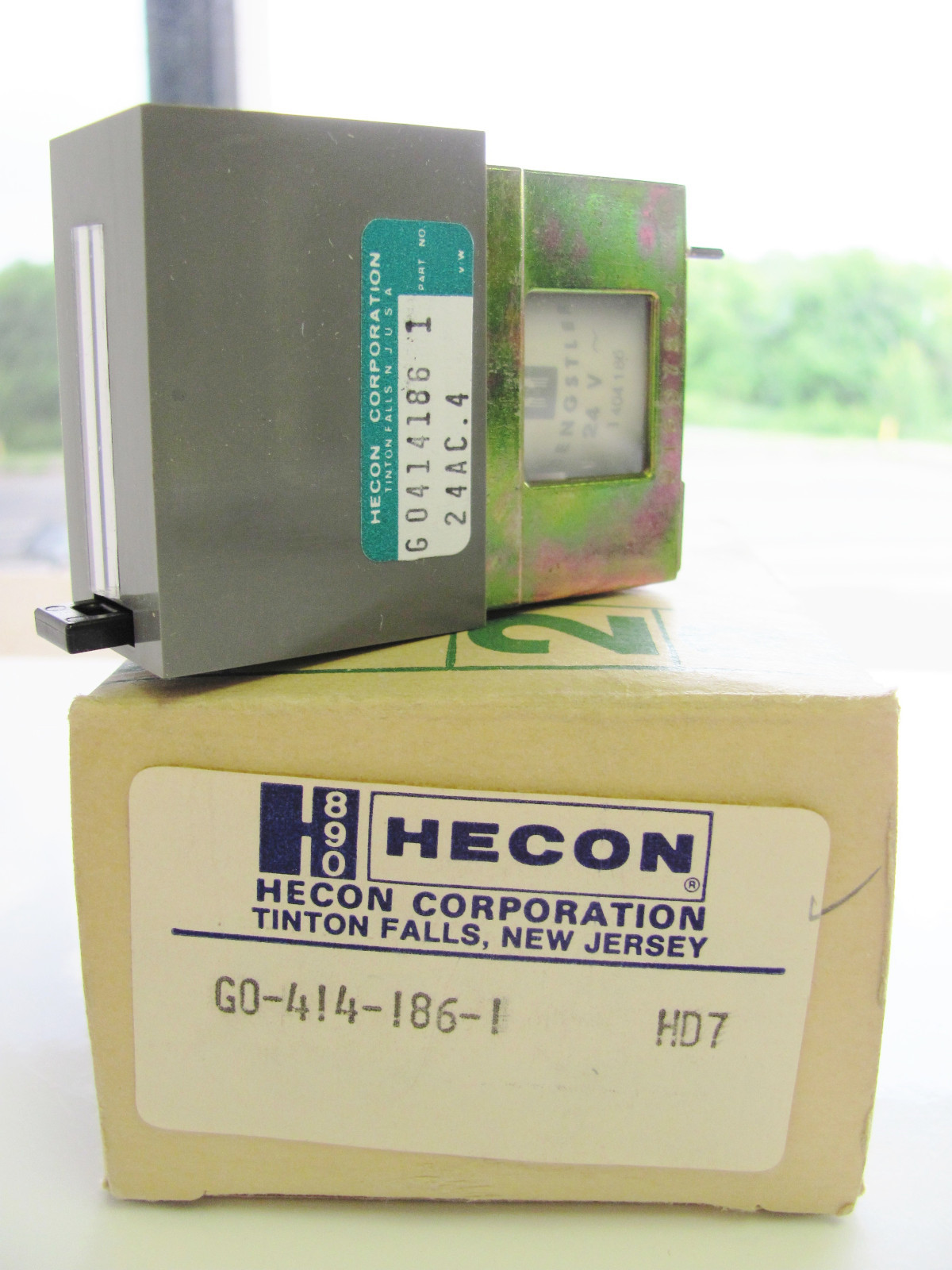 Danaher Hecon G0 414 186-1, 4 Digit, Pushbutton Reset, 24VDC, Totalizing Counter