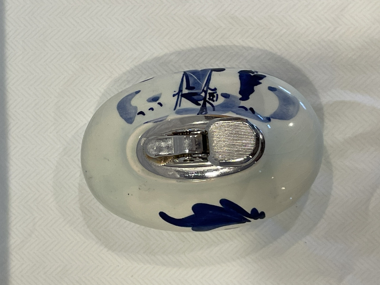 Delft Pottery Cigarette Lighter