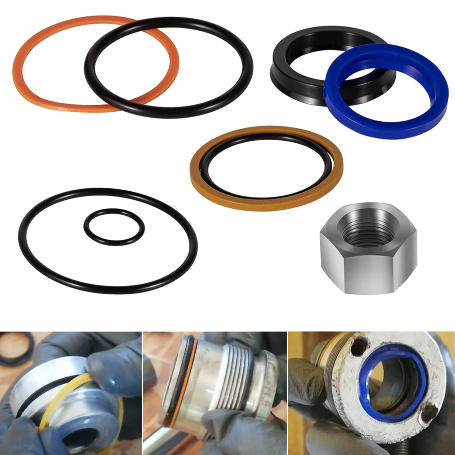 6803329 for Bobcat 444 500 540 642 643 741 7137769 Hydraulic Cylinder Seal Kit