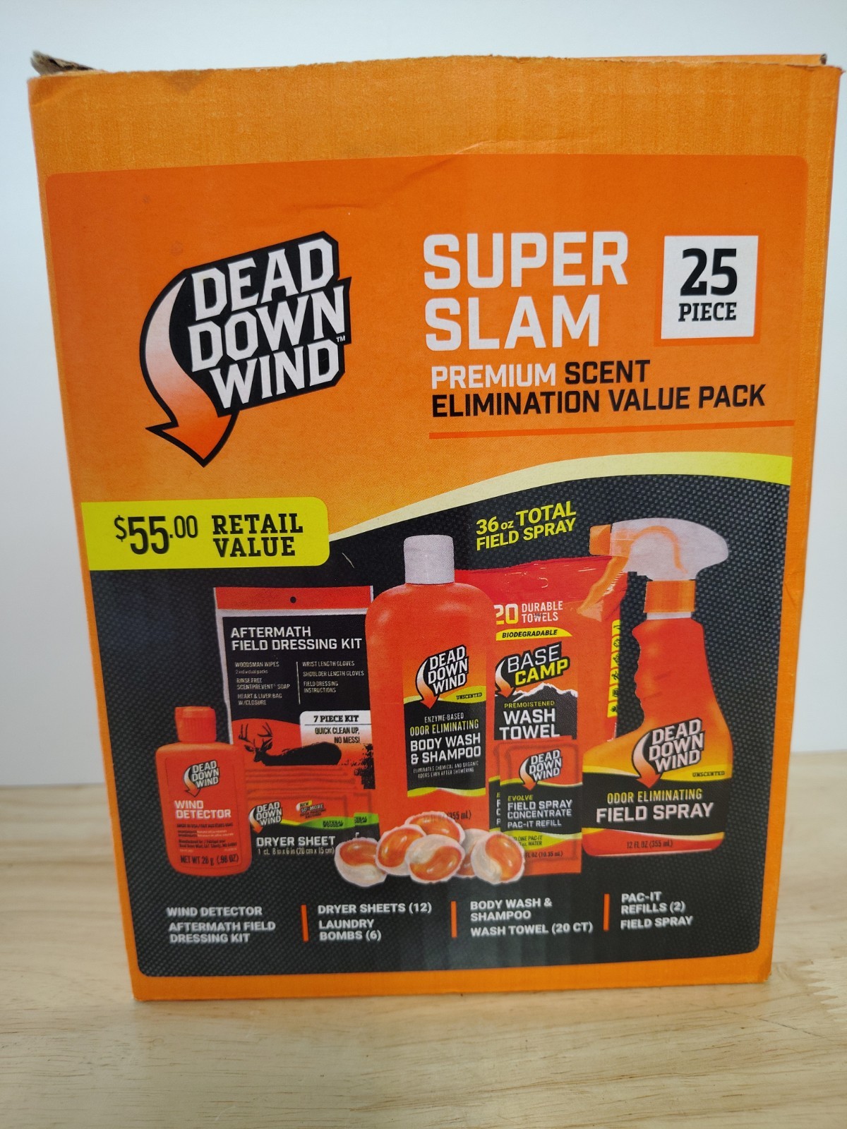 Dead Down Wind Super Slam Premium Pack 25 PC Box Kit Opened Box