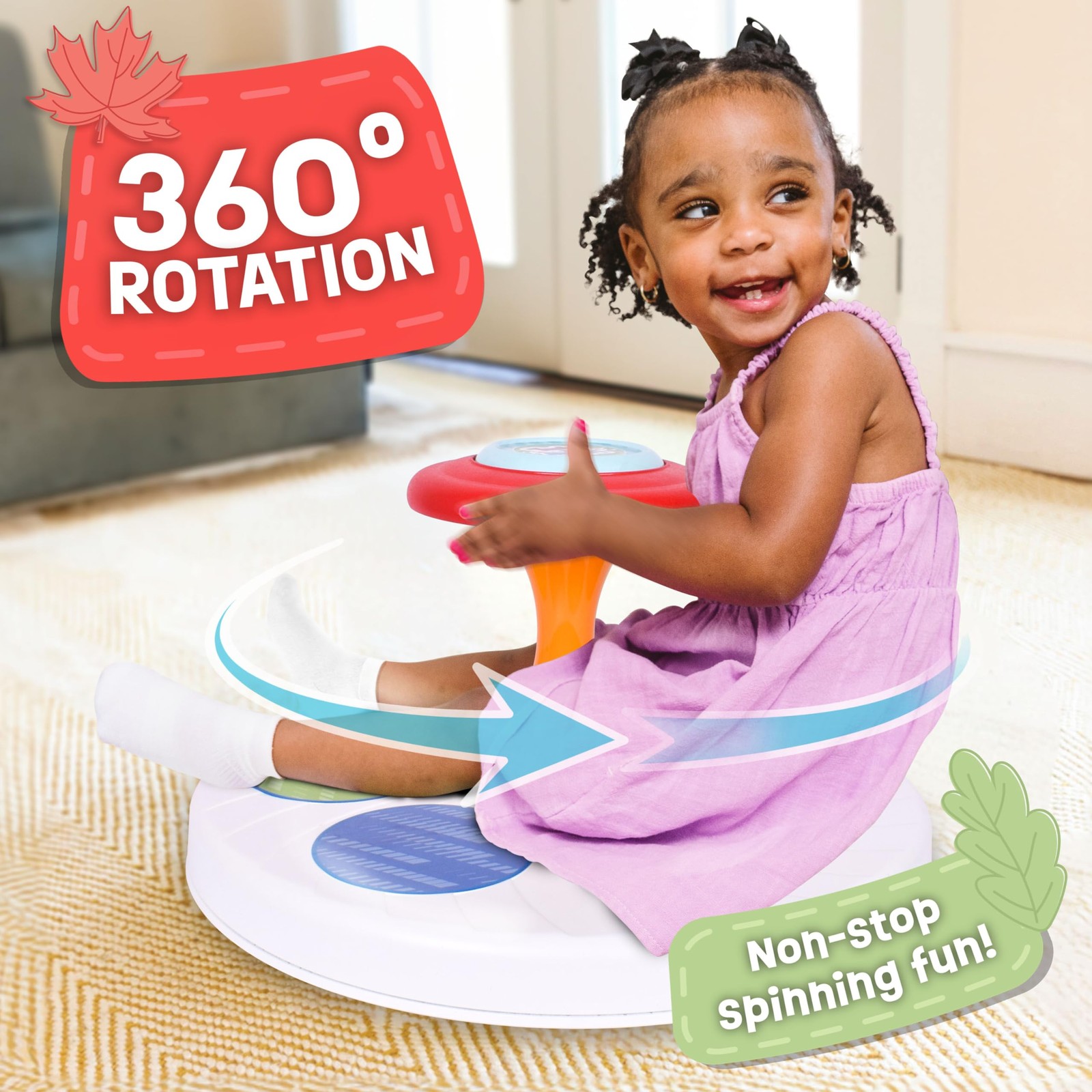 Twist N Twirl Classic Spinning Activity Toy for Toddlers Ages Over 18 Months