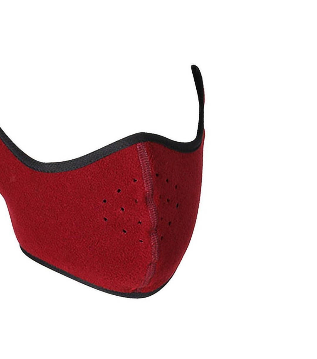 Winter Cold-Proof Mask Windproof Ski Mask Half Mouth Warmer with Earmuffs Hole