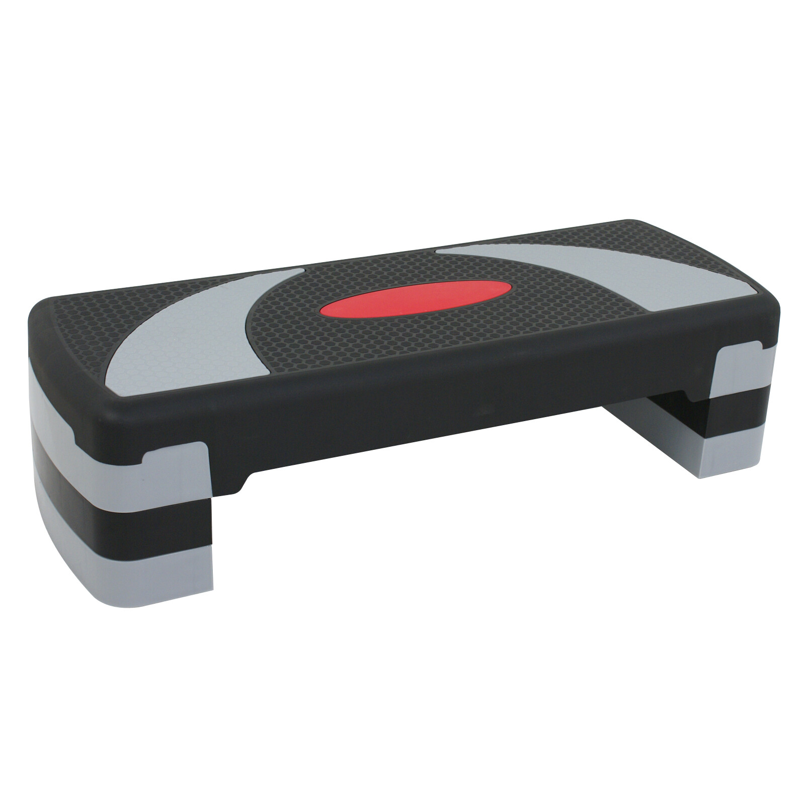 31" Aerobic Step Platform Exercise Stepper Workout Step Adjust 4"-6"-8" w/Risers