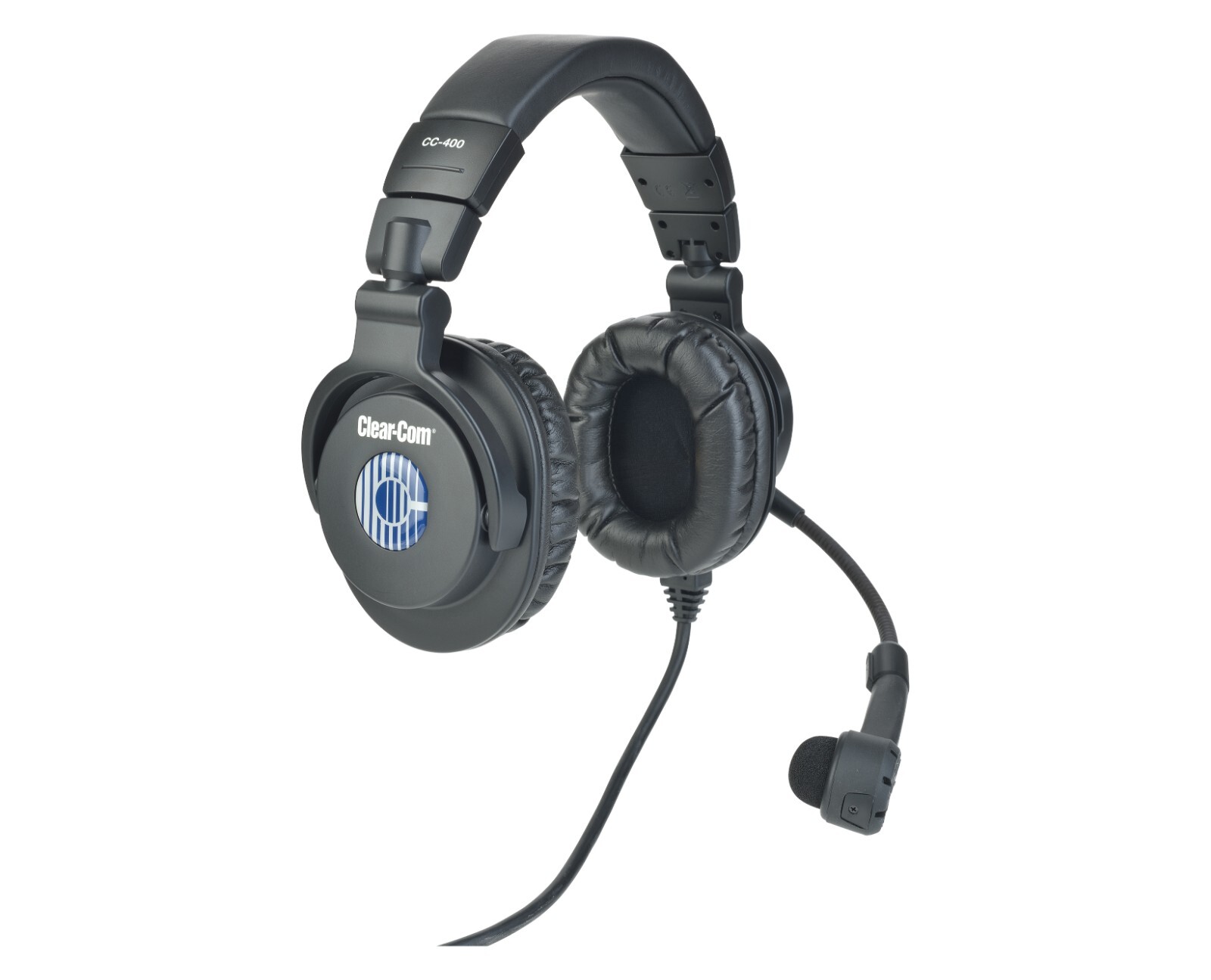 Clear Com CC-400-X4 Double Ear Closed Back Intercom Headset w/ 4 Pin Female XL