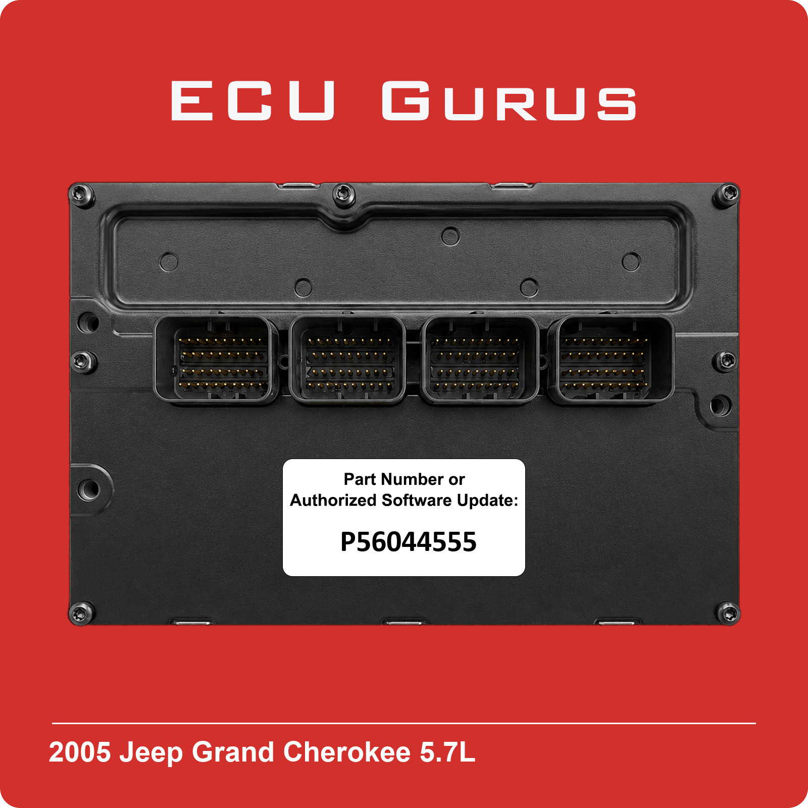 2005 Jeep Grand Cherokee 5.7L Engine Computer P56044555 "VIN Programmed" ECM PCM