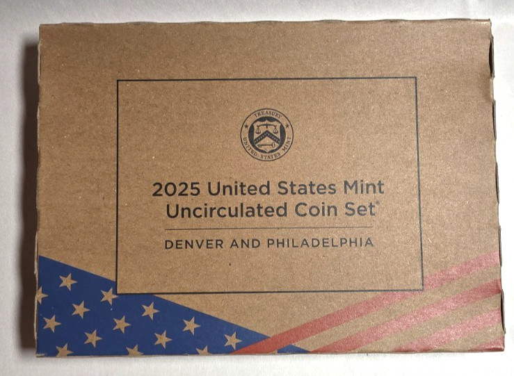 2025 US Mint Uncirculated Set 20 Coins P&D Final Lincoln Cent Year 25RJ