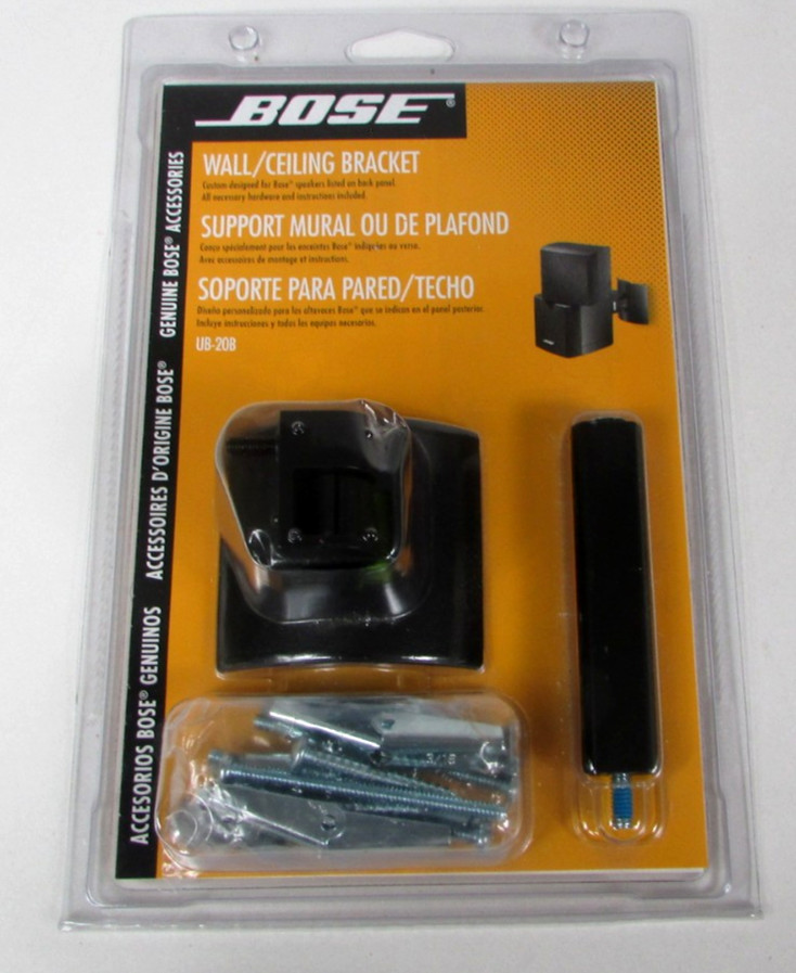OEM Bose UB-20B Wall/Ceiling Bracket Speaker Mount Black / Unopened & Unused