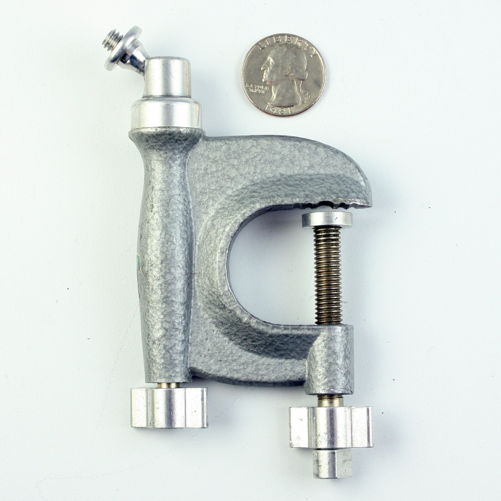 ROWI Photographer's Ball-Head C-Clamp Grip - 3x5 in., 1-in. Jaw + 1/4"-20 Thread