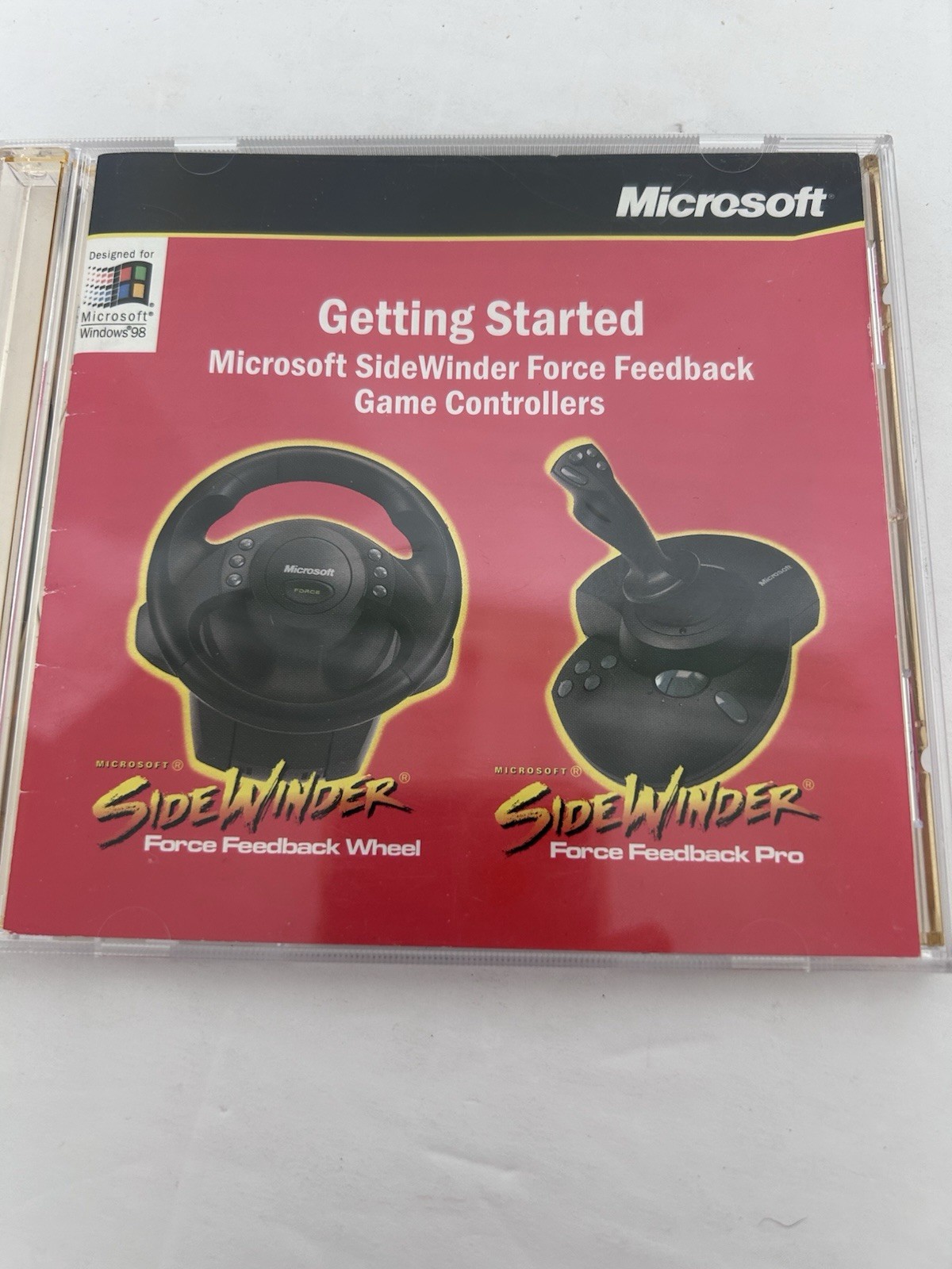 Side Winder Force Feedback Getting Started Microsoft Windows 98, 2 Games