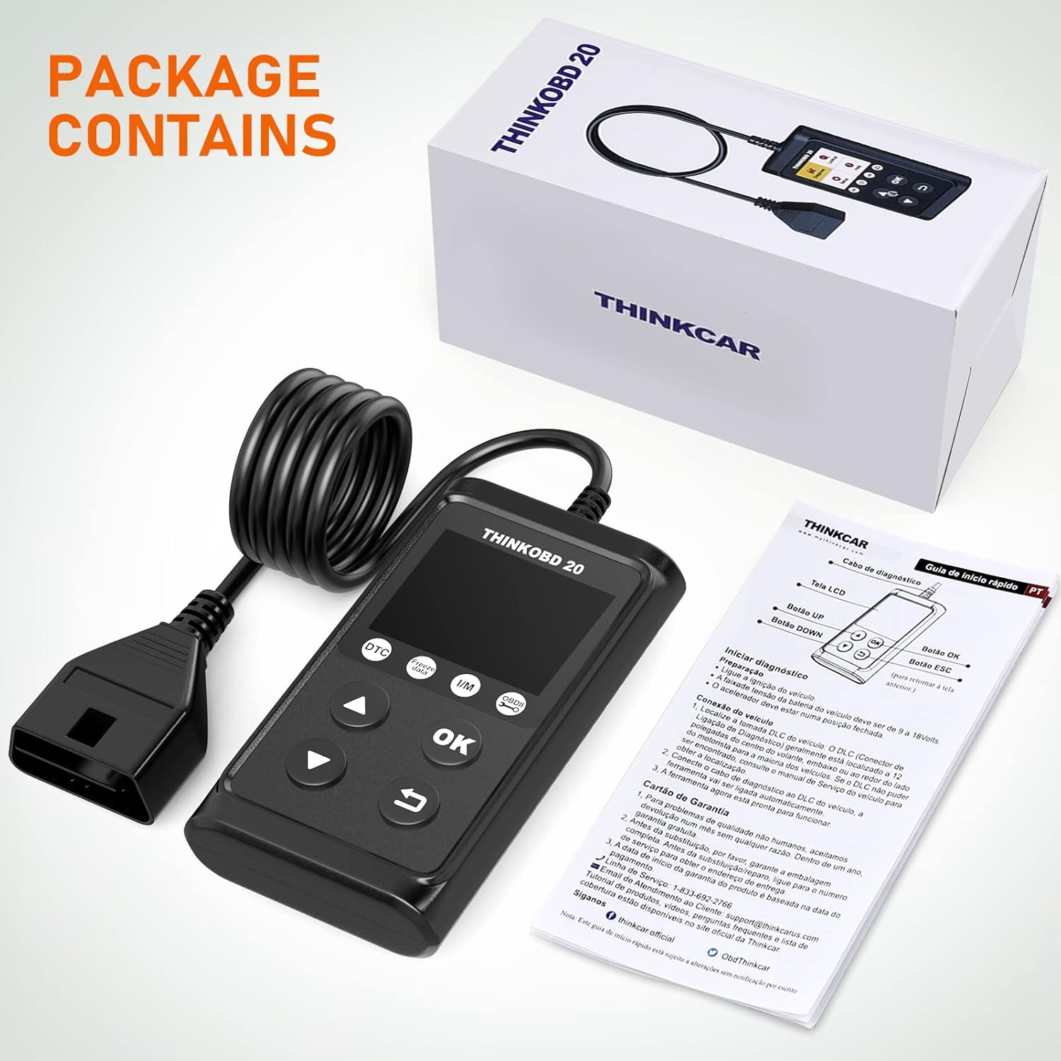 ThinkOBD 20 OBD2 Scanner Car Engine Fault Code Reader Diagnostic Scan Tool