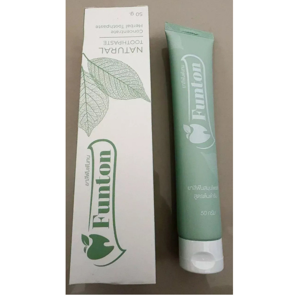 Funton Herbal Toothpaste Natural Toothpaste Original 50g x 6 Thai Formula