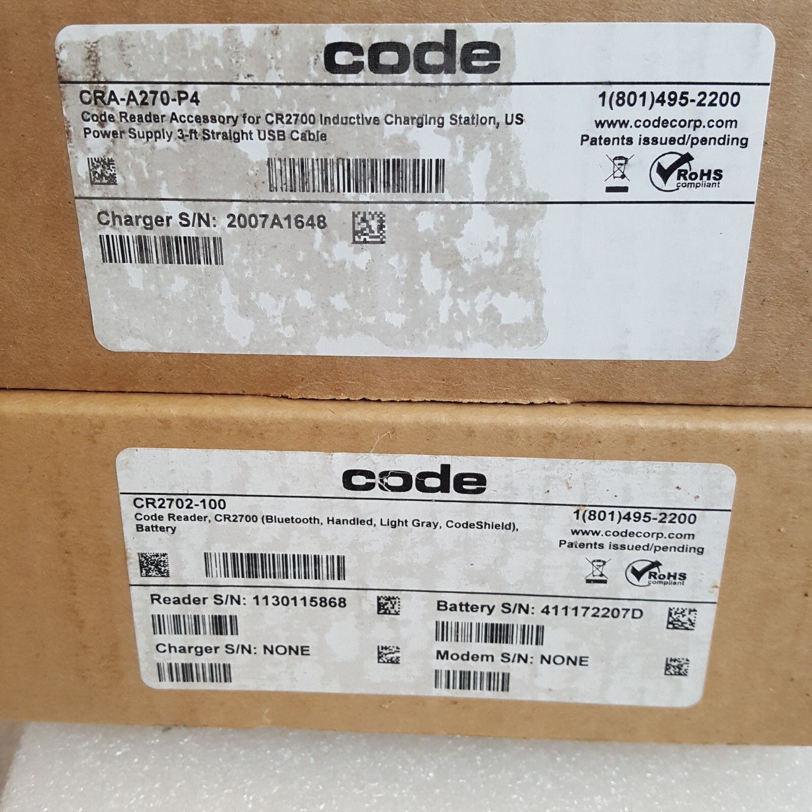 Code Reader 2700 (CR2700) Barcode Scanner (CR2702-100) and (CRA-A270-P4)