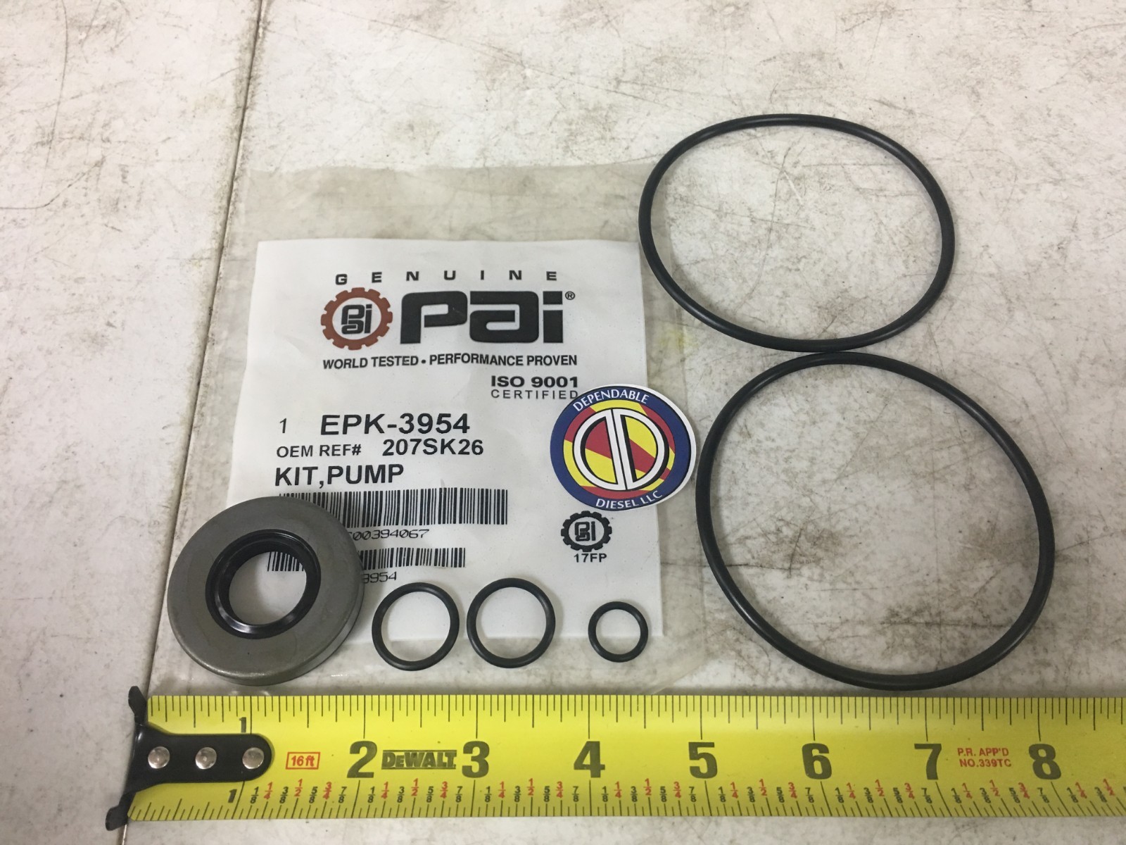 Repair Kit for Vickers V20 Power Steering Pump PAI# EPK-3954 Ref 922733 207SK26