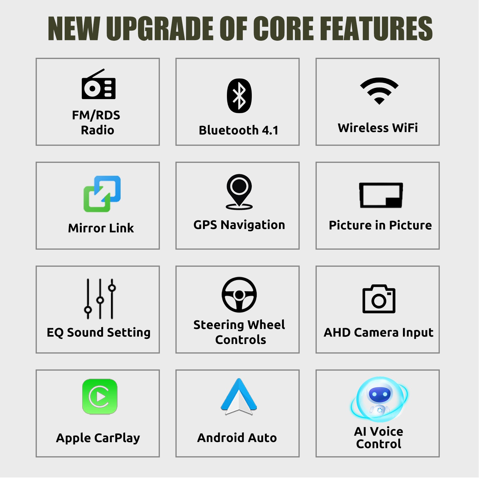 For VW Golf MK5 RCD330 B6 7" CarPlay Android Car Stereo Radio With Backup Camera
