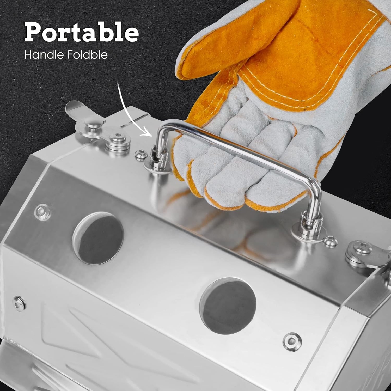 Lightweight Mini Propane Forge with Insulated 2600℉ Capability for Blacksmiths
