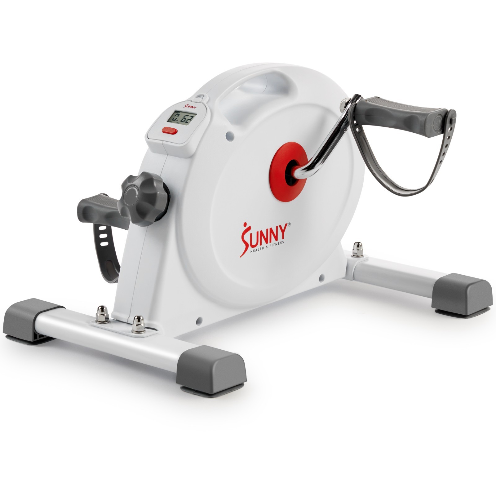 Sunny Health & Fitness Smart Mini Exercise Bike - White (SF-B023005WHT)