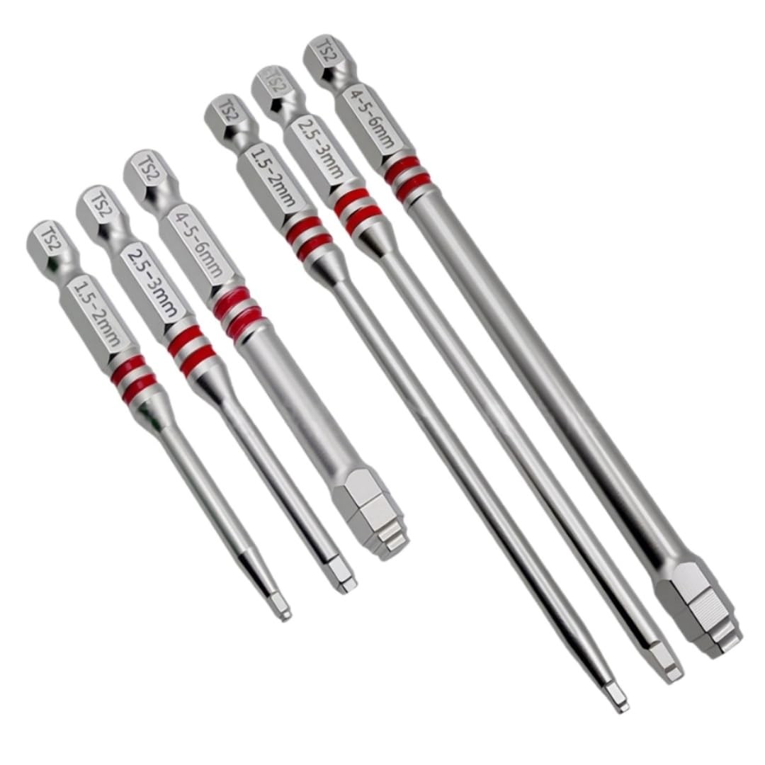All-in-One Pagoda Hex Scredriver Bit Set – 6-Piece Screwdriver Bit, Featuring...