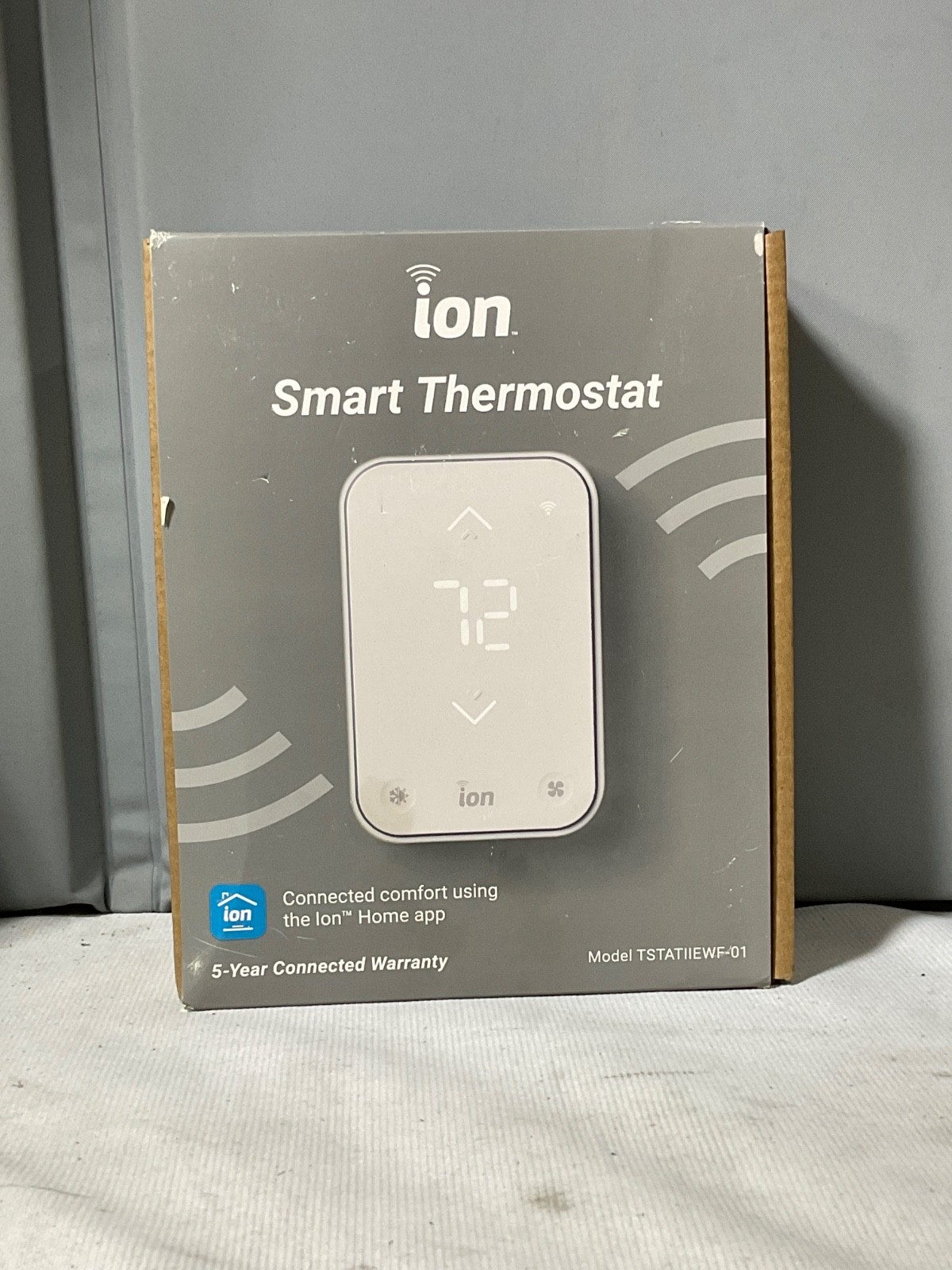 +Ion Gray Smart Thermostat TSTATIIEWF-01 (comes with screws and mount)