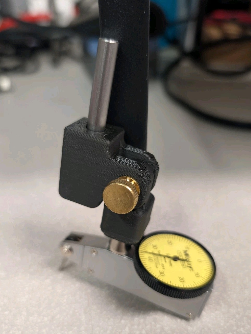 High-accuracy CNC TRAM TOOL, with Dial Test Indicator, fits small CNC routers
