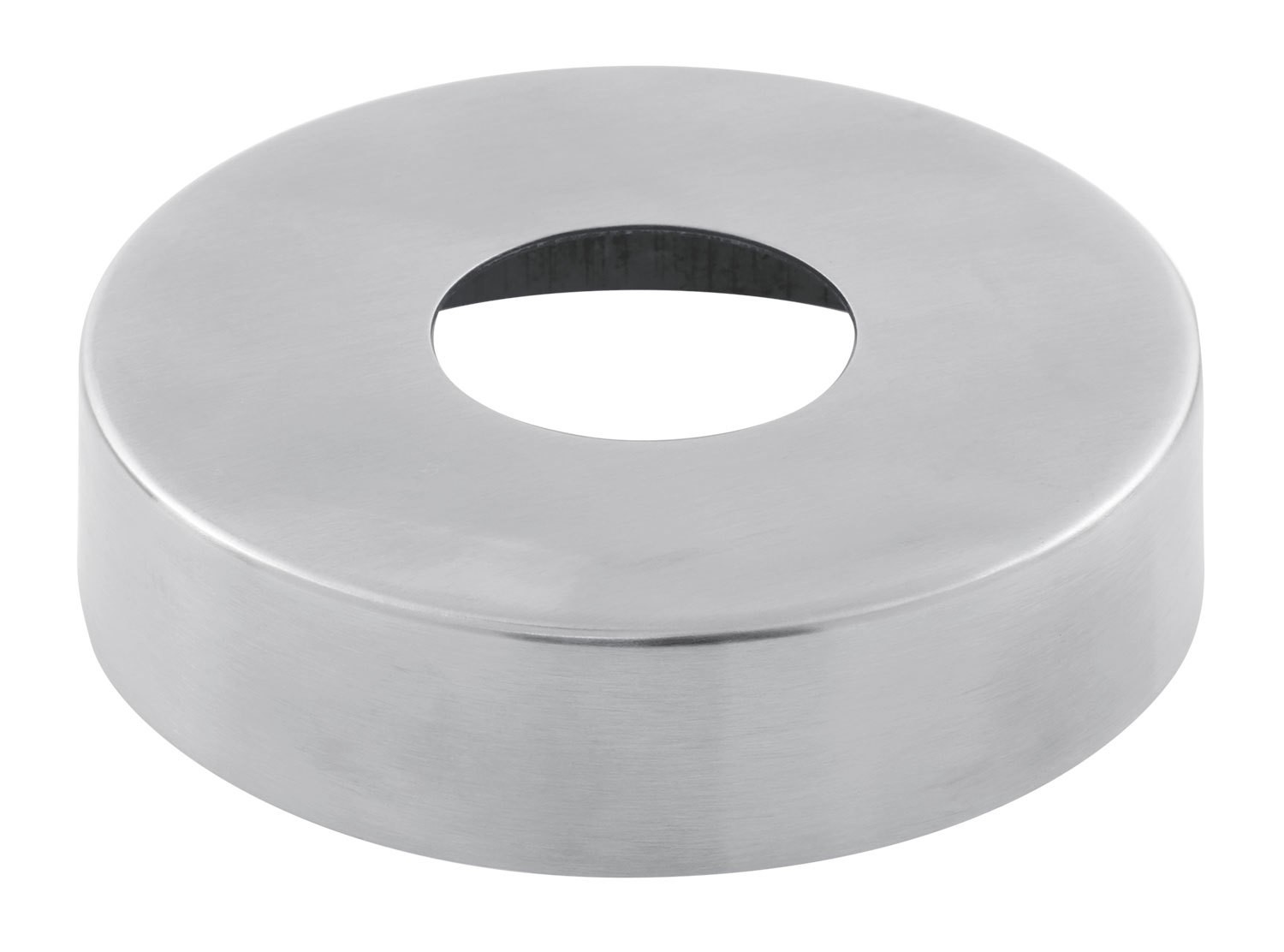 Lavi 49-540/1H Flange Canopy For 1.5" Tubing Satin Stainless Steel Finish