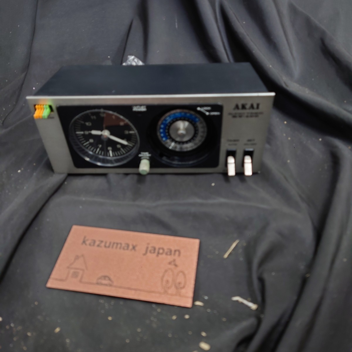 Akai RT-100 Studio Clock Broadcast Timer Analog Audio Unit Tested Working