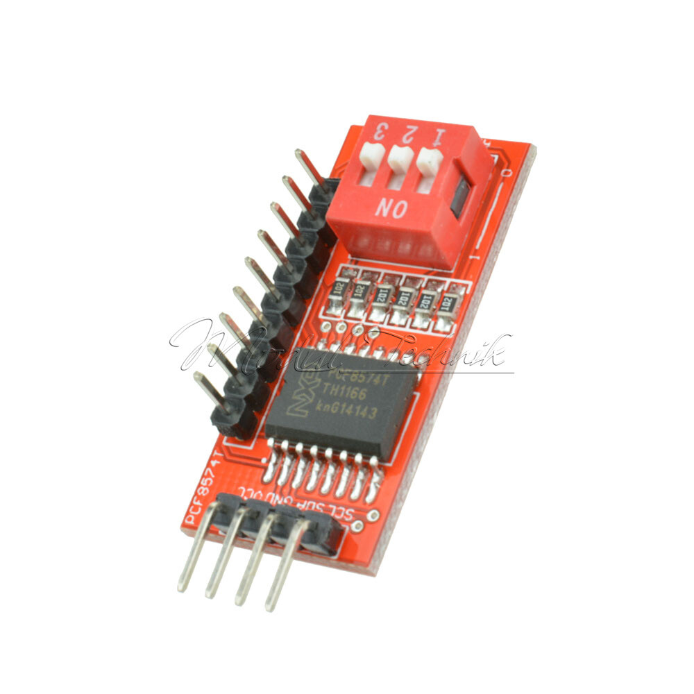 PCF8574T IO Extension Module IO Expansion Shield IIC I2C W/ DIP Swith F Arduino-